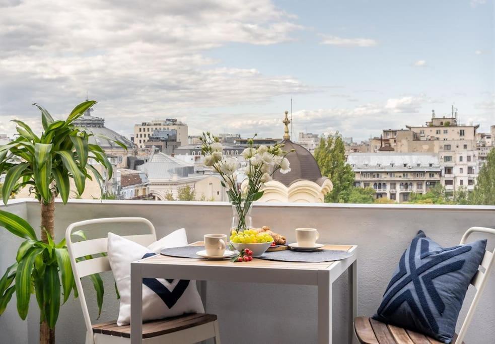 Apartament Stunning Views 2Br Midtown Flat - Charming Balcony Bukareszt Zewnętrze zdjęcie